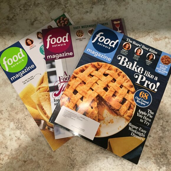 Food Network Magazines - Set of 3 - NEW! - Picture 1 of 7